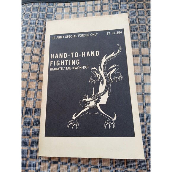 US Army Special Forces Hand-To-Hand Fighting Tae Kwon Do Book Manual ST 31-204 - Picture 1 of 5